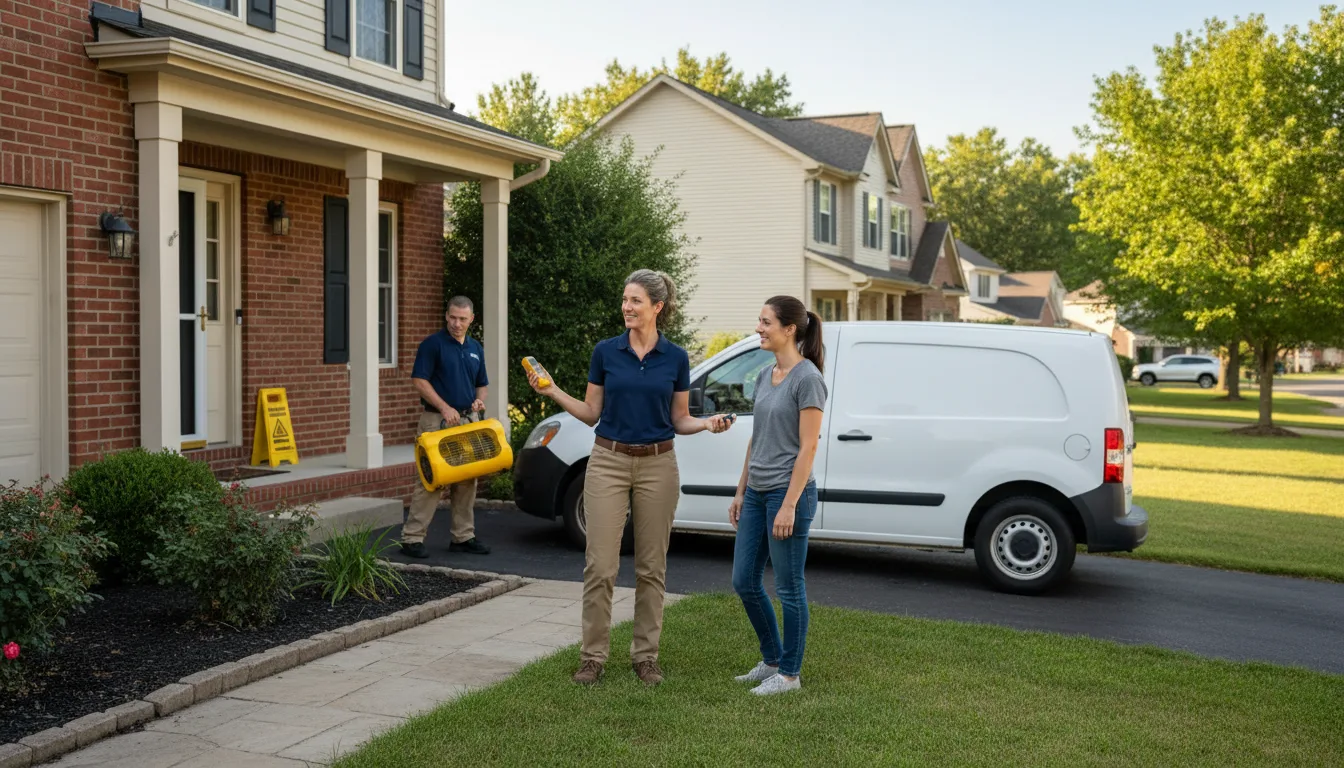 Residential water damage restoration in Proctor, MT